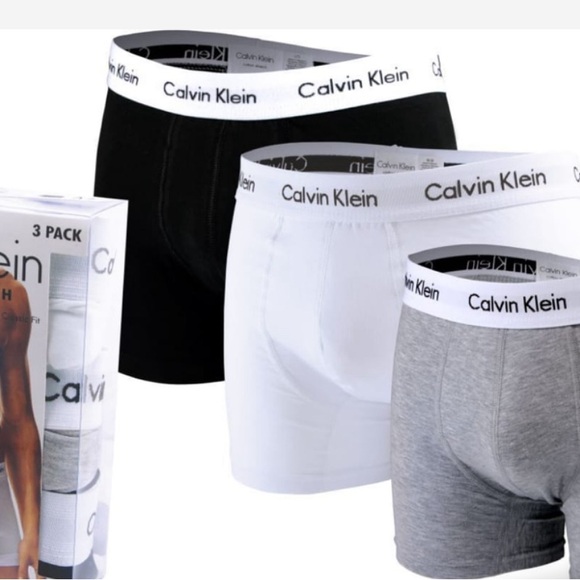 Calvin Klein Other - Pack of 3 - Calvin Klein Men's Cotton Stretch Underwear Trunks Boxer Shorts